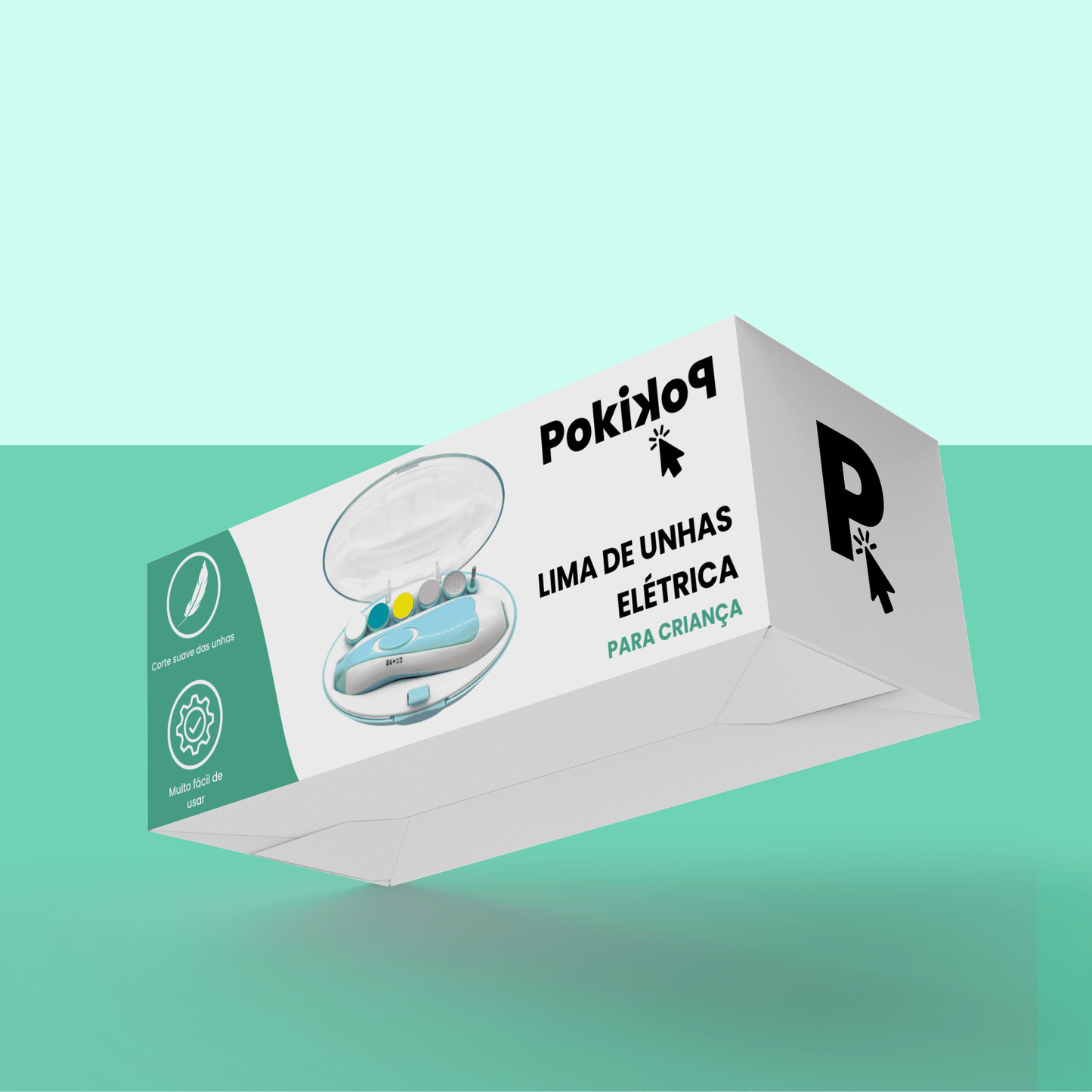 Lima Elétrica para Unhas de Bebé – Pokikop®