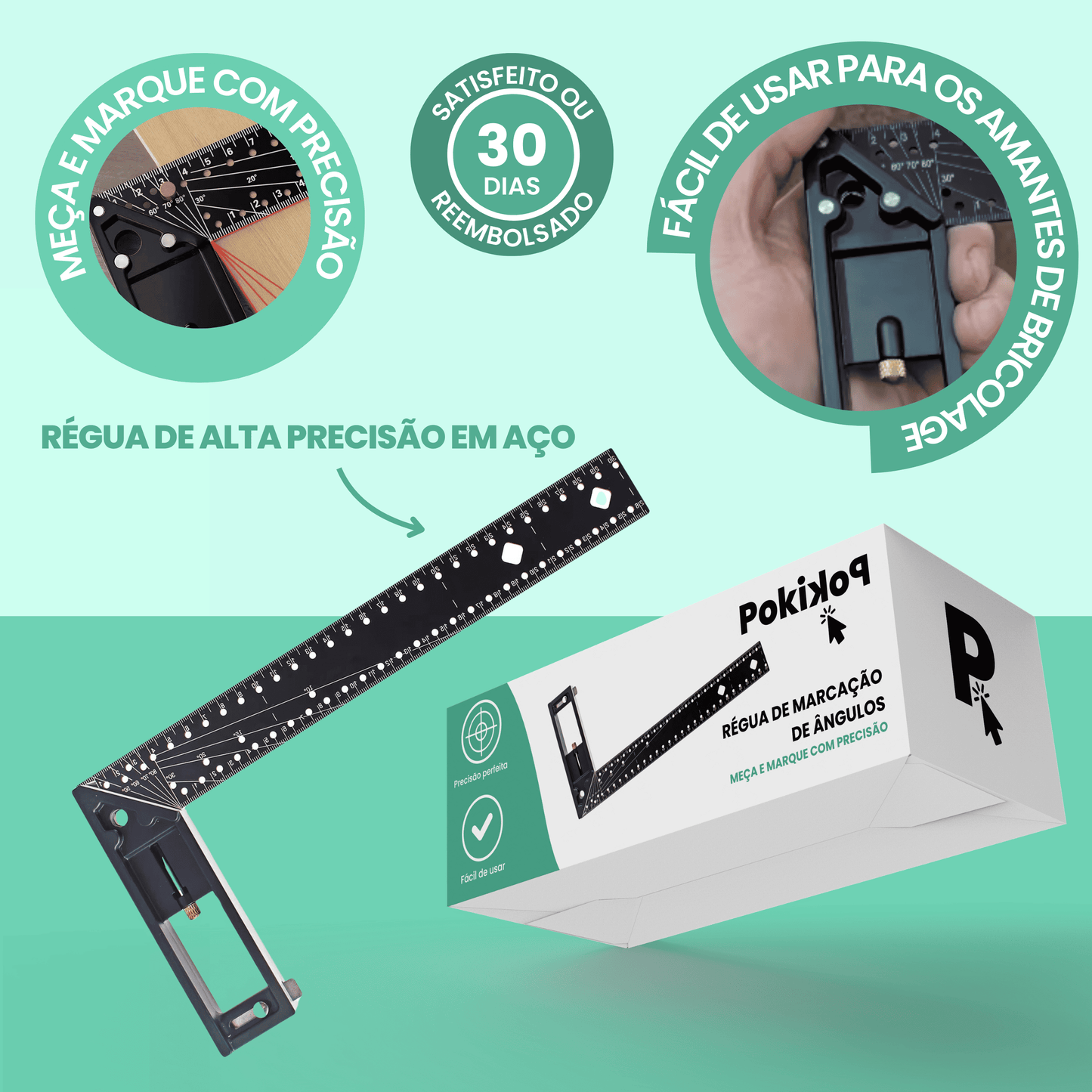 Régua de marcação de ângulos – Meça e marque com precisão