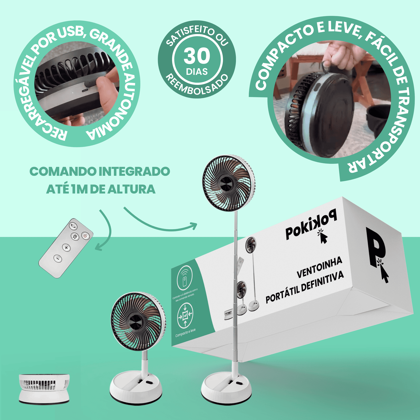 Ventoinha Portátil Definitiva