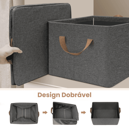 BoxyTidy™ - Caixa de Arrumação Dobrável Ultra Resistente