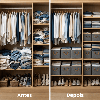 BoxyTidy™ - Caixa de Arrumação Dobrável Ultra Resistente