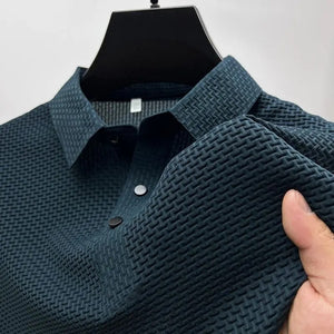 Polo de manga curta estilo tecido - Pokikop